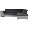 Image de Canape angle fixe no name 5 places en tissu gris 220 x 271 x 77 cm