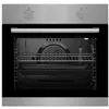 Image de Oceanic OCEAF60IX - Four - encastrable - niche - largeur : 56 cm - profondeur : 55 cm - hauteur : 56 cm - avec système auto-nettoyant - classe A - verre/acier inox/noir