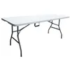 Image de Table a manger fixe sans tiroir 8 personnes en metal 180 x 74 x 74 cm