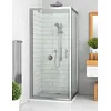 Image de Paroi de douche fixe avec porte réversible verre clair EI FIX EQUI ROTH 1406000051
