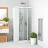Image de Paroi coulissante Equi l100 1,9 m argent poli verre clair clean ROTH EICL310019VPE