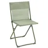Image de Lot de 1 chaise lafuma mobilier exterieur pliable en acier H. 94 cm vert