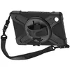 Image de Coque Antichoc pour Galaxy Tab A9 Béquille Support et Poignée rotative Akashi Noir