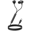 Image de Écouteurs Filaires USB-C Réduction de Bruit Micro Télécommande Akashi Noir