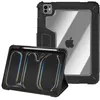 Image de Étui Antichoc pour iPad Pro 13 2024 Clapet Support Coins Renforcés Akashi Noir