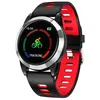 Image de Montre Connectée Iphone Android Bracelet Cardio 1.3 Pouce Photo à Distance Rouge