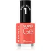 Image de Rimmel London, Vernis à ongles, Super Gel STEP1 (047 Corail épicé, corail épicé, Vernis effet gel)