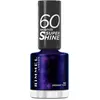 Image de Rimmel London, Vernis à ongles, Rimmel - 60 Seconds Super Shine - Vernis à ongles 8 ml 563 Midnight Rush (563 Midnight Rush, Vernis coloré)