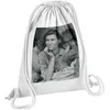 Image de Fabulous Sac de Gym en Coton Blanc Photo Mère et ses Enfants Noir et Blanc Walker Evans 12 Litres