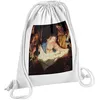 Image de Fabulous Sac de Gym en Coton Blanc La Nativite Naissance de L'Enfant Jesus Peinture 12 Litres
