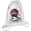 Image de Fabulous Sac de Gym en Coton Blanc Pompier Enfant Chien Peinture Norman Rockwell 12 Litres