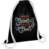 Image de Fabulous Sac de Gym en Coton Noir Pourquoi avoir des Enfants ? Chats 12 Litres