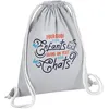 Image de Fabulous Sac de Gym en Coton Gris Pourquoi avoir des Enfants ? Chats 12 Litres