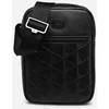 Image de Vertical Monogram Print Leather Bag par Lacoste Noir T.U Sacs