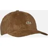 Image de Casquette ajustable en velours par Lacoste Marron T.U