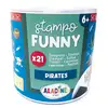 Image de Boîte de 21 tampons Stampo Funny - Pirates