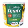 Image de Boîte de 17 tampons Stampo Funny - Savane