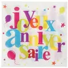 Image de 20 serviettes joyeux anniversaire - chalayer 4773 0-99