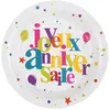 Image de 10 assiettes anniversaire festif coloré - chalayer 000478000000099