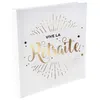 Image de livre d'or vive la retraite blanc et or
