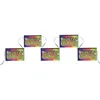 Image de guirlande à fanions années 80 5m multicolore - générique 000671500000099