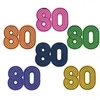 Image de 10 confettis bois années 80 3cm multicolore - générique 000671600000099