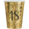Image de 10 gobelets carton âge 18 ans 27cl or - chalayer 000678800000018