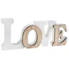 Image de centre de table lettres love bois 14x1.2x6cm blanc - chalayer 000682800000026