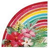 Image de 20 serviettes aloha 33x33cm multicolore - chalayer 000685900000099