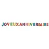 Image de banderole joyeux anniversaire pois colore carton 6m - chalayer 000722800000099