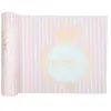 Image de chemin de table intissé princesse 30cmx3m rose - chalayer 000723900300020