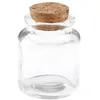 Image de pot pharmacie verre bouchon ø5cm 6cm transparent - chalayer 7304 0-0