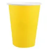Image de 10 gobelets carton bio 25cl jaune - chalayer 000741000000002