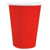 Image de 10 gobelets carton bio 25cl rouge - chalayer 000741000000007