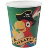 Image de 10 gobelets carton coco le pirate 27cl vert - chalayer 000751900000099