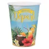 Image de 10 gobelets carton retraite plage 27cl - chalayer 000766800000099
