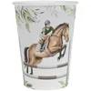 Image de 8 gobelets hippique carton 7.8x9.7cm multicolore - chalayer 000787500000099