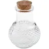 Image de pot rond vintage verre 5.5x6cm transparent - chalayer 7993 0-0
