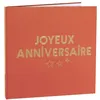 Image de livre d'or anniversaire star 40p 24cm terracotta - générique 000798600000112