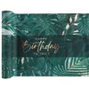 Image de chemin de table anniversaire jungle 28cmx3m vert - générique 8529 30-10