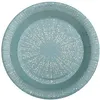 Image de 10 assiettes carton bulles or 22.5cm eucalyptus - générique 000898300000111