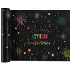 Image de chemin de table intissé anniversaire multi 30cmx3m - générique 9017 30-11