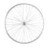 Image de Roue velo urbain 650 x 30a av ecrou axe plein jante alu argent 36t