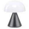 Image de Mini Lampe LED Lexon Mina Gris Métallique Foncée