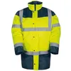 Image de Parka Haute Visibilité PALERME Taille XL Coloris Jaune/Bleu Marine - PALERME04