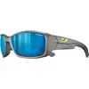 Image de Julbo, Unisexe, Lunettes de sport, Whoops Polarized 3 (titane mat), Bleu, Gris