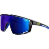 Image de Julbo, Unisexe, Lunettes de sport, Fury Schwarz Blau REACTIV 13 High Contrast, Bleu, Noir