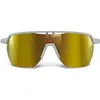 Image de Julbo, Unisexe, Lunettes de sport, Frequency Hellgrau Weiss Spectron 3 (Gris clair Blanc, Marron), Blanc, Gris