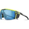 Image de Julbo, Unisexe, Lunettes de sport, Ultimate Cover Ocean Master Noir Translucide Jaune Brillant Spectron HD 4 Pola (Jaune, Noir Translucide Brillant), Jaune, Noir