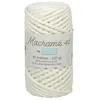 Image de Fil macramé tressé - Blanc - 5mm X 40m - 90% coton naturel recyclé